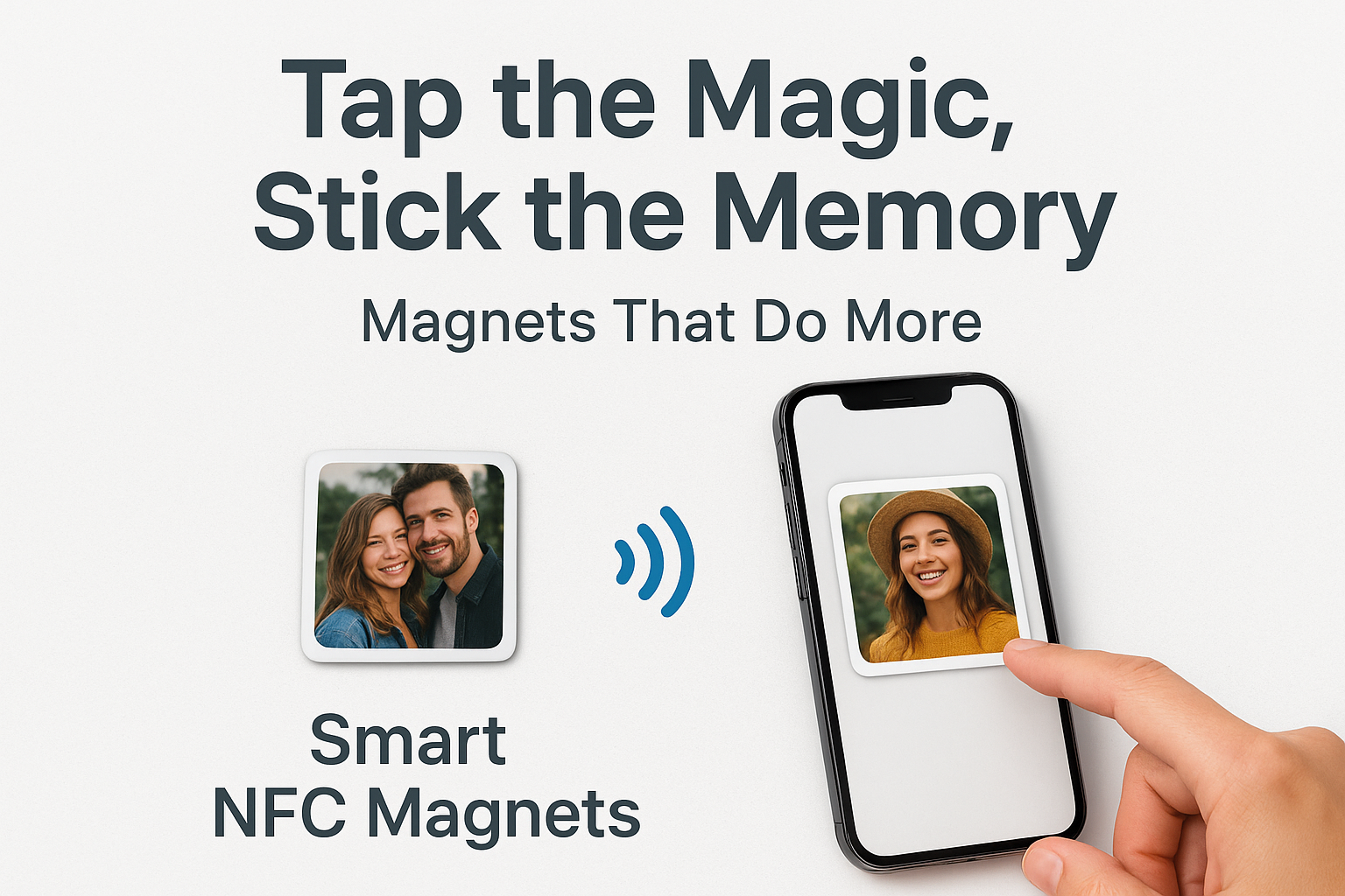 Smart NFC Photo Magnets